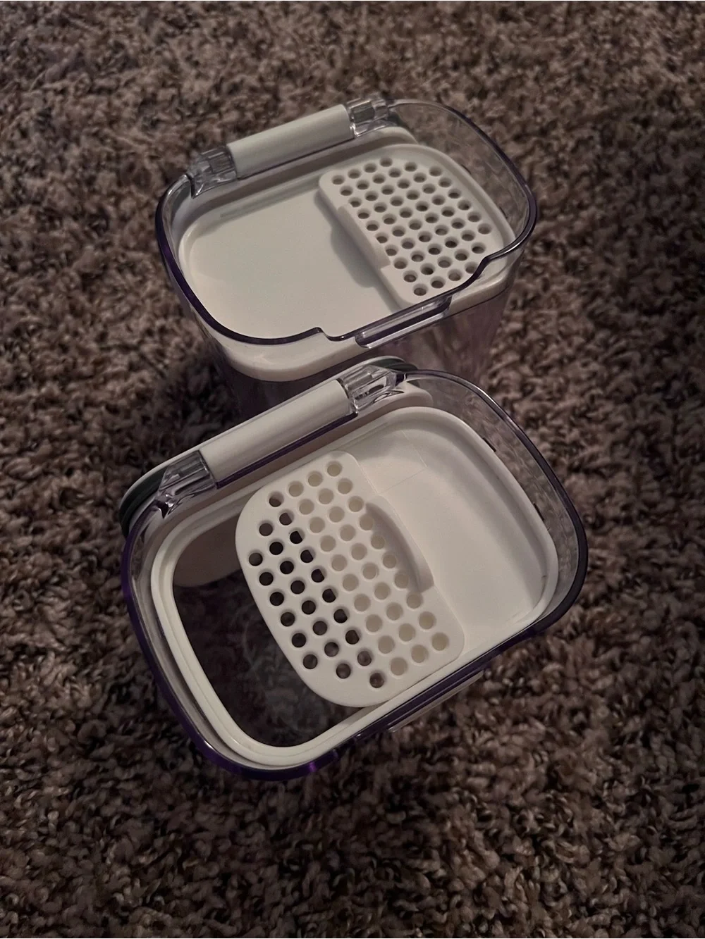 2-Pack Progressive Mini food storage containers with airtight lids, 1.5 cups